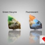 Most Rare 141 ct Green Hauyne specimen Combined with Pyrite from Badakhshan, Afghanistan