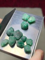 31.95ct Swat Emerald Rough Lot – Bright Green Crystal with Excellent Clarity - Image 2