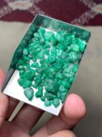 65.01 ct Swat Emerald Rough Lot – Collector & Cutting Grade - Image 13