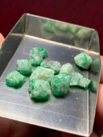 31.95ct Swat Emerald Rough Lot – Bright Green Crystal with Excellent Clarity - Image 6