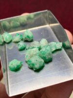 31.95ct Swat Emerald Rough Lot – Bright Green Crystal with Excellent Clarity - Image 9