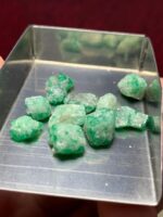 31.95ct Swat Emerald Rough Lot – Bright Green Crystal with Excellent Clarity - Image 10