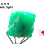 Bold and Brilliant: 10.75ct Swat Emerald Crystal – Naturally Formed, Perfectly Proportioned