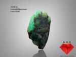 23.40 ct Swat Emerald: A Slender Crystal With Deep Green Brilliance