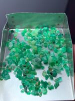 28.65ct Swat Emerald Rough Lot – Natural Green Gems (8.98 x 7.62 x 4.27mm) - Image 10
