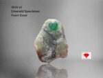 Compact Elegance: 19.14 ct Swat Emerald Specimen with Distinct Crystal Form