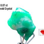 8.07ct Emerald Crystal from Swat – Natural 9×11×9mm Green Gemstone