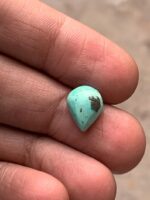 Pear-Shaped Afghan Turquoise: A 3.75 ct Gem of Subtle Elegance - Image 2