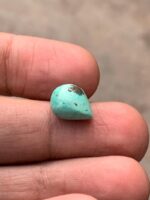Pear-Shaped Afghan Turquoise: A 3.75 ct Gem of Subtle Elegance - Image 3