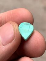 Pear-Shaped Afghan Turquoise: A 3.75 ct Gem of Subtle Elegance - Image 7