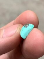 Pear-Shaped Afghan Turquoise: A 3.75 ct Gem of Subtle Elegance - Image 9