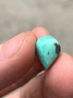 Pear-Shaped Afghan Turquoise: A 3.75 ct Gem of Subtle Elegance - Image 10