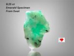 Brilliant 9.25ct Emerald Specimen from Swat – Compact Elegance in Crystal Form
