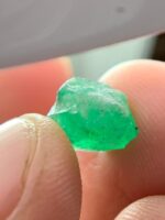 A Symphony in Green: 3.30ct Swat Emerald Crystal (8.20 × 8.30 × 7.10 mm) - Image 10