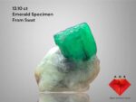 13.10 Carat Swat Emerald Specimen – A Natural Crystal Showcase
