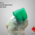 13.10 Carat Swat Emerald Specimen – A Natural Crystal Showcase