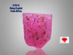 3.135ct Natural Ruby Crystal from Africa – Untreated Gem 6.85×6.09×5.56 mm