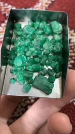 A Closer Look at a 56.03 ct Swat Emerald Rough: Size, Potential, and Significance - Image 3