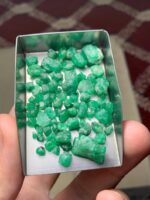 A Closer Look at a 56.03 ct Swat Emerald Rough: Size, Potential, and Significance - Image 4