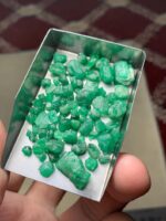 A Closer Look at a 56.03 ct Swat Emerald Rough: Size, Potential, and Significance - Image 7