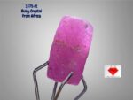3.175ct Natural Ruby Crystal from Africa – Untreated Gem Rough (9.64 × 5.50 × 4.94 mm)