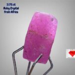 3.175ct Natural Ruby Crystal from Africa – Untreated Gem Rough (9.64 × 5.50 × 4.94 mm)