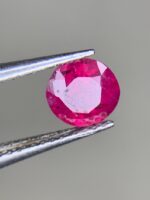0.75ct Round Faceted Afghan Ruby: A Timeless Spark in Scarlet - Image 9