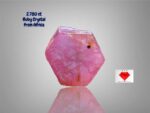 Stunning 2.780ct African Ruby Crystal: A Natural Gemstone Beauty