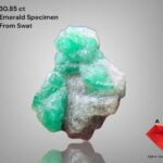 30.85 ct Swat Emerald Specimen – Compact Natural Crystal Beauty