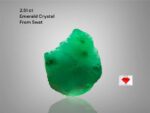 Elegant and Rare: A 2.51 ct Emerald Crystal from Swat, Pakistan