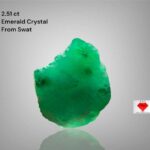 Elegant and Rare: A 2.51 ct Emerald Crystal from Swat, Pakistan