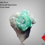 162.70 ct Swat Emerald Specimen – A Majestic Natural Crystal