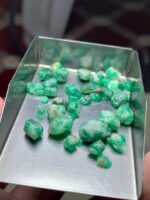 Swat Valley Emerald Rough Lot (32.30ct) - Image 8