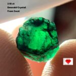 Emeralds of the North: 2.10ct Swat Emerald Crystal (4.48 × 7.66 × 7.25 mm)