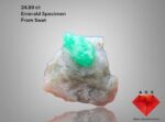 24.89 ct Swat Emerald Specimen – Compact Gem with Exceptional Character