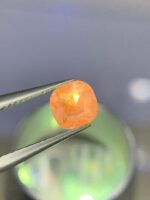 Most Rare 0.455 ct Fluorescent Afghanite from Badakhshan, Afghanistan - Image 2