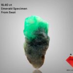 A Rare Glimpse of Nature – 16.40 ct Swat Emerald Specimen