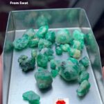 Exceptional 42.66 ct Emerald Rough Lot from Swat