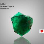 Exploring the Elegance of a 2.24ct Emerald Crystal from Swat: Size, Origin, and Sparkle