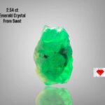 A Bold Statement in Green: 2.54 Carat Swat Emerald Crystal with Deep Natural Presence