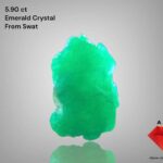 5.90 ct Natural Emerald Crystal from Swat Valley – Depth, Density, and Natural Power
