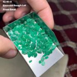 42.10 Carat Swat Valley Emerald Rough Lot – Compact Natural Crystal