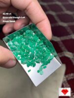 42.10 Carat Swat Valley Emerald Rough Lot – Compact Natural Crystal