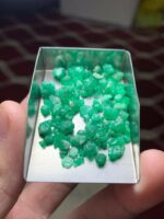 42.10 Carat Swat Valley Emerald Rough Lot – Compact Natural Crystal - Image 2