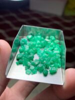 42.10 Carat Swat Valley Emerald Rough Lot – Compact Natural Crystal - Image 3