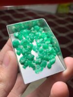 42.10 Carat Swat Valley Emerald Rough Lot – Compact Natural Crystal - Image 5