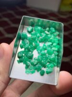 42.10 Carat Swat Valley Emerald Rough Lot – Compact Natural Crystal - Image 7