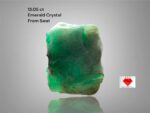 Swat Emerald Specimen – 13.05ct Rich Green Crystal