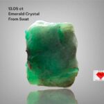 Swat Emerald Specimen – 13.05ct Rich Green Crystal