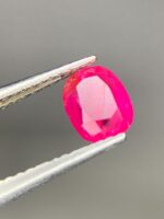 Faceted Afghan Ruby Gemstone: 0.695ct Natural Elegance (5.75 mm) - Image 4